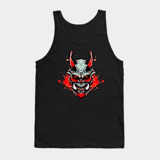 Summon the Demon: Oni T-Shirt Design Tank Top